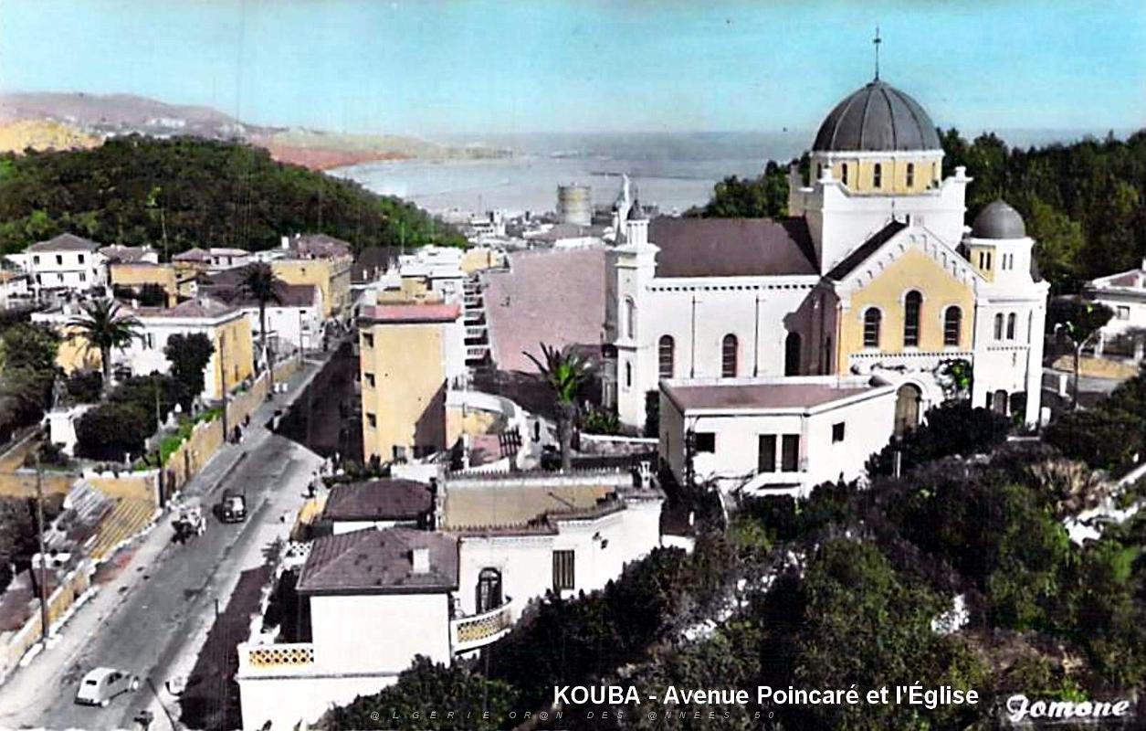 Kouba - Avenue Poincare avec l'Eglise.jpg